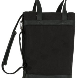 Four Bottle Salesperson's Bag, Leather Trim